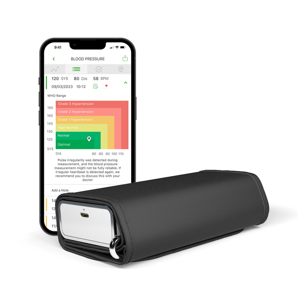 QardioArm Blood Pressure Monitor: FSA-Eligible, Medically Accurate,  Wireless & Compact Digital Upper Arm Cuff. App enabled for iOS, Android,  Kindle. Works with Apple and Samsung Health 